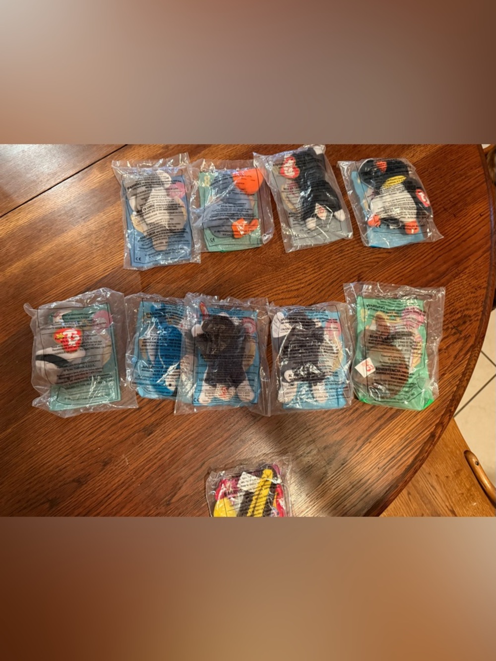 98-00 McDonald's Happy Meal Beanie Babies (New, In Packages) -11 total